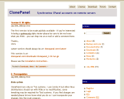 ClonePanel - Multiple snapshot backups using rsync sync to mirror server load-monitoring and dns control for CPanel and other Linux-based shared  reseller hosting